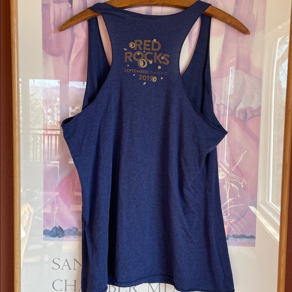 Greensky Bluegrass Red Rocks Racerback Relaxed Tank Tee, Size XL - Picture 3 of 4
